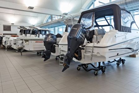 Yamaha båter i rekke